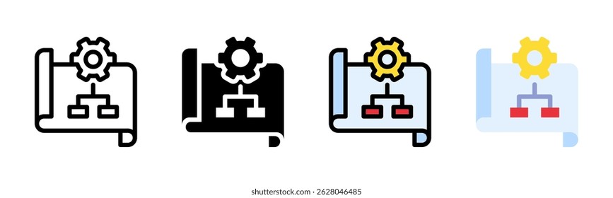 Implement icon sheet multiple style collection