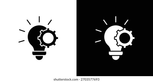 Implemente el logotipo del símbolo del icono. Plantilla gráfica.