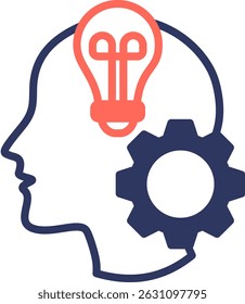 Implement Solution Icon Mixed Color Vector Illustration