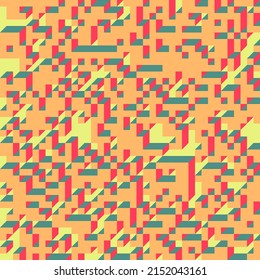 Implementación de "Il Cubo" de Edward Zajec desde 1971. Esencialmente un conjunto de mosaico de Truchet de 8 baldosas y reglas para la ilustración de arte de colocación
