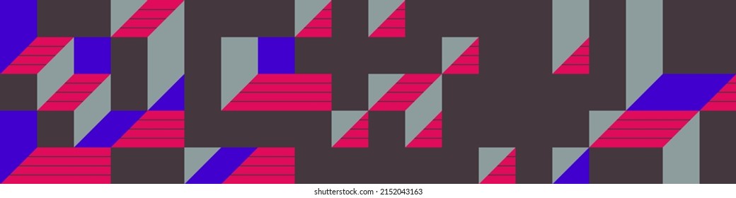 Implementation of Edward Zajec’s “Il Cubo” from 1971. Essentially a Truchet tile set of 8 tiles and rules for placement art illustration