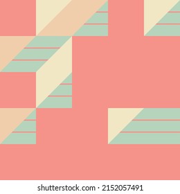 Implementation of Edward Zajec’s “Il Cubo” from 1971. Essentially a Truchet tile set of 8 tiles and rules for placement art illustration