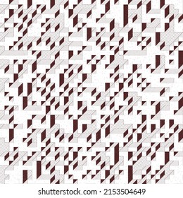 Implementation of Edward Zajec’s “Il Cubo” from 1971. Essentially a Truchet tile set of 8 tiles and rules for placement art illustration