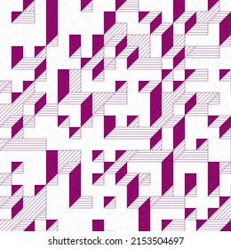 Umsetzung von Edward Zajec's "Il Cubo" von 1971. Im Wesentlichen eine Reihe von Truchet-Fliesen und Regeln für die Platzierung von Kunstillustrationen