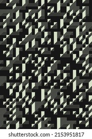 Umsetzung von Edward Zajec's "Il Cubo" von 1971. Im Wesentlichen eine Reihe von Truchet-Fliesen und Regeln für die Platzierung von Kunstillustrationen