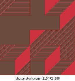 Implementation of Edward Zajec’s “Il Cubo” from 1971. Essentially a Truchet tile set of 8 tiles and rules for placement art illustration