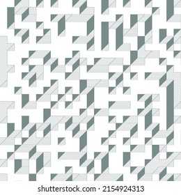 Implementation of Edward Zajec’s “Il Cubo” from 1971. Essentially a Truchet tile set of 8 tiles and rules for placement art illustration