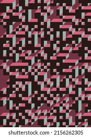 Implementación de "Il Cubo" de Edward Zajec desde 1971. Esencialmente un conjunto de mosaico de Truchet de 8 baldosas y reglas para la ilustración de arte de colocación