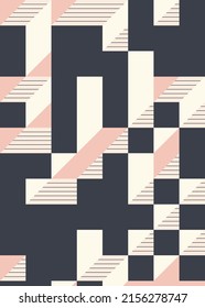 Implementation of Edward Zajec’s “Il Cubo” from 1971. Essentially a Truchet tile set of 8 tiles and rules for placement art illustration