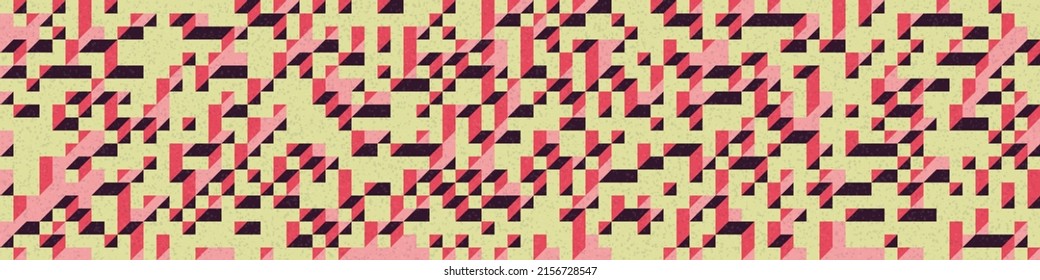 Implementación de "Il Cubo" de Edward Zajec desde 1971. Esencialmente un conjunto de mosaico de Truchet de 8 baldosas y reglas para la ilustración de arte de colocación