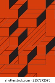 Umsetzung von Edward Zajec's "Il Cubo" von 1971. Im Wesentlichen eine Reihe von Truchet-Fliesen und Regeln für die Platzierung von Kunstillustrationen