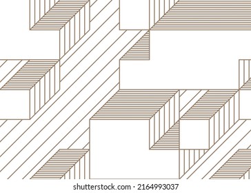 Implementation of Edward Zajec’s “Il Cubo” from 1971. Essentially a Truchet tile set of 8 tiles and rules for placement art illustration