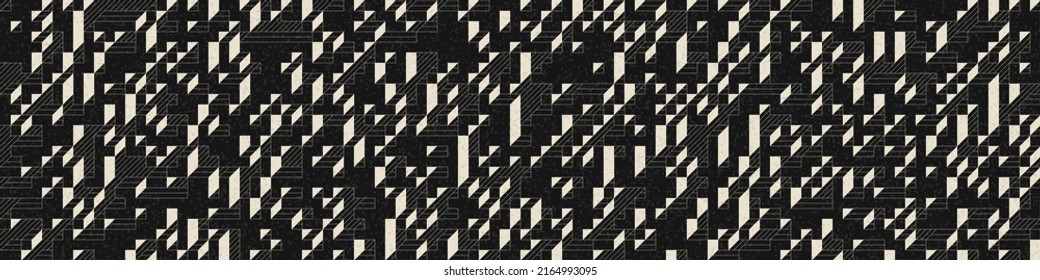 Implementación de "Il Cubo" de Edward Zajec desde 1971. Esencialmente un conjunto de mosaico de Truchet de 8 baldosas y reglas para la ilustración de arte de colocación