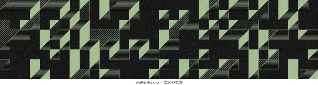 Implementación de "Il Cubo" de Edward Zajec desde 1971. Esencialmente un conjunto de mosaico de Truchet de 8 baldosas y reglas para la ilustración de arte de colocación