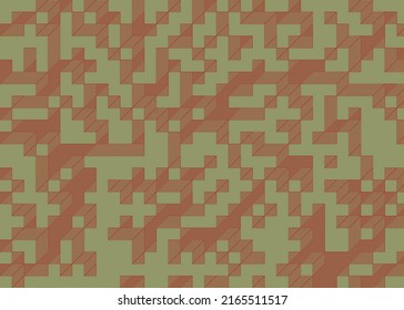 Implementación de "Il Cubo" de Edward Zajec desde 1971. Esencialmente un conjunto de mosaico de Truchet de 8 baldosas y reglas para la ilustración de arte de colocación
