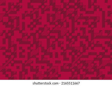 Implementation of Edward Zajec’s “Il Cubo” from 1971. Essentially a Truchet tile set of 8 tiles and rules for placement art illustration