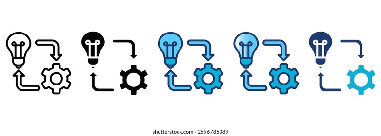 Implementation Icon Element For Design