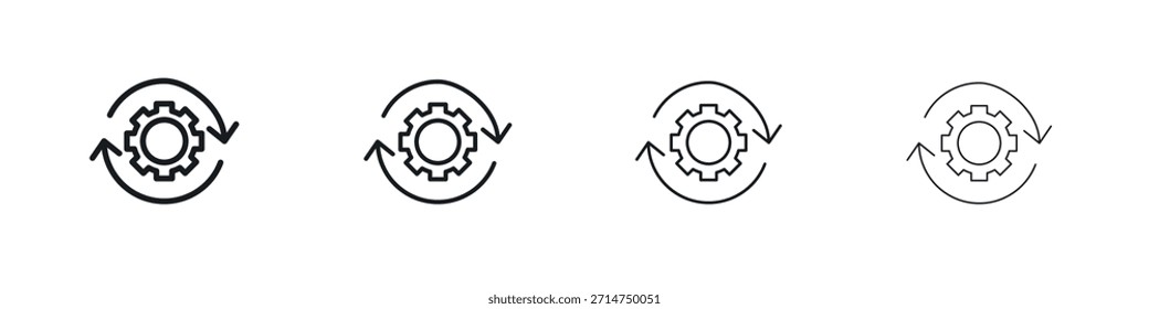 Implementierungssymbol Eps10. Symbole Grafikdesign