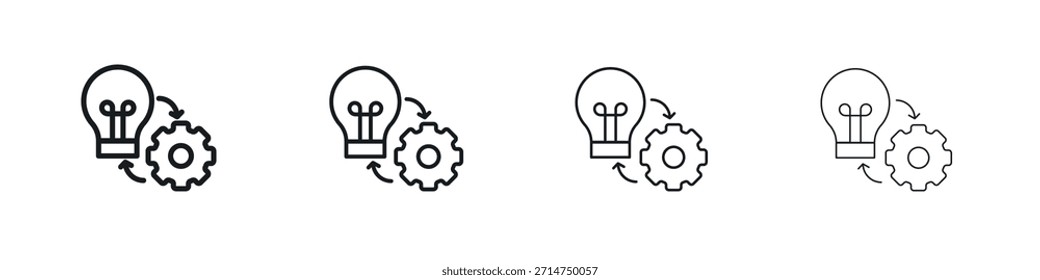 Implementierungssymbol Eps10. Symbole Grafikdesign