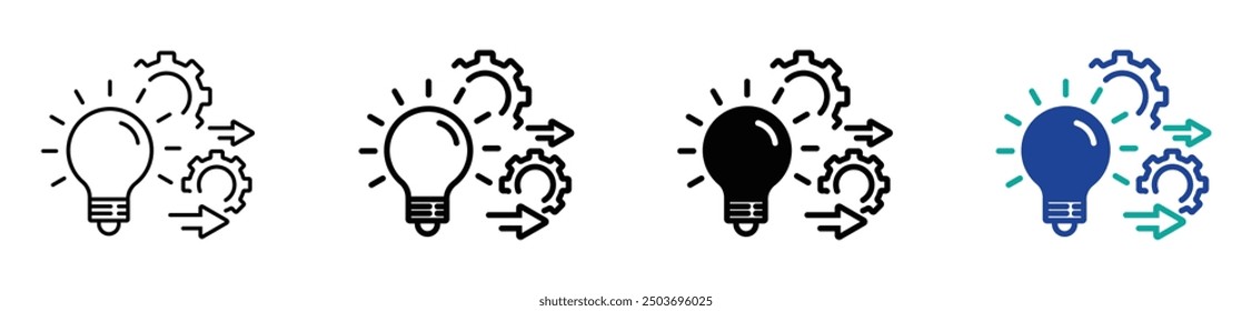 Icono de implementación, Plantilla de diseño de ilustración