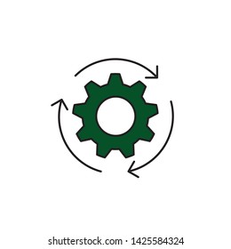 implementation icon, logo design  template