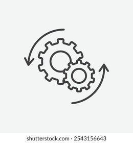Implementation icon set. vector illustration.