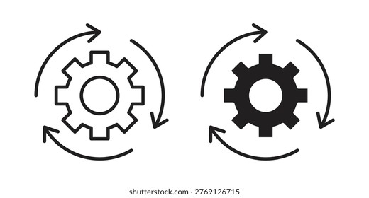 Implementation icon symbol vector elements for infographic web. EPS10