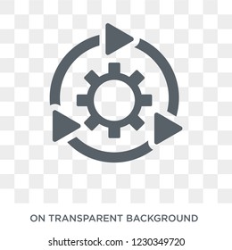 implementation icon. Trendy flat vector implementation icon on transparent background from general  collection. 