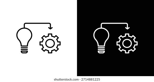 Implementation icon in trendy stroke liner style. Set of Website icon vector.