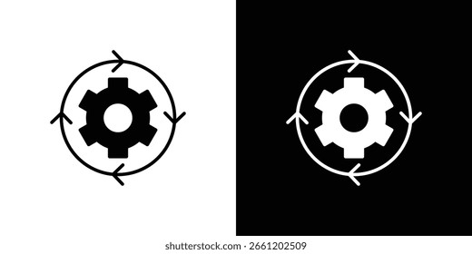 Implementation icon Vector clipArt Illustrations in flat style