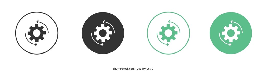 Implementation icon vector, filled flat sign, solid pictogram