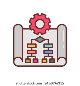 Implementation icon in vector. Logotype
