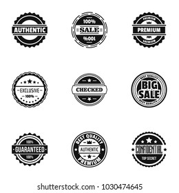 Implementation icons set. Simple set of 9 implementation vector icons for web isolated on white background