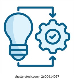 Implementation Plan Icon Element For Design