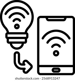 Implementation Vector Lineal Icon On White Background.