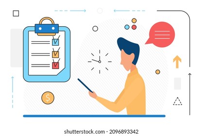Implementation and verifying checklist worker clipboard. Guideline execution strategy project plan