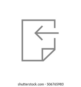 import document