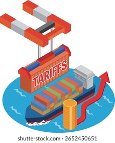 Import duties and shipping illustrations