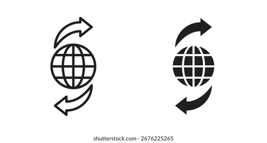 Import export icon symbol for your web designs. Icon logo, app, UI.