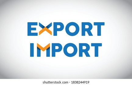 Import and Export Vector Design