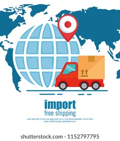 import free shipping set icons