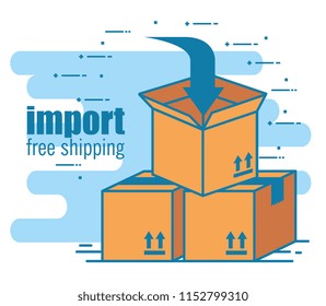 import free shipping set icons