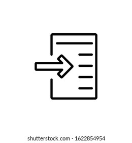 import icon design line style. Perfect for application, web, logo and presentation template