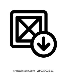 Icono de la línea del Vector para su Sitio web, móvil, presentación, y diseño del logotipo.