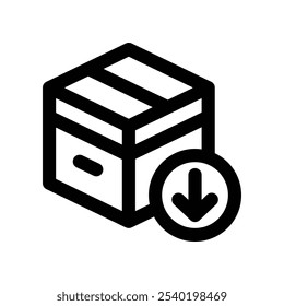 Icono de la línea del Vector para su Sitio web, móvil, presentación, y diseño del logotipo.
