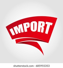 Import labels banners