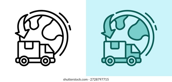 Importar icono de presión whitegreen Ilustración vectorial