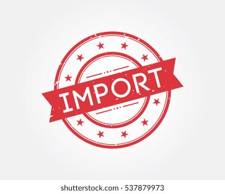 import. stamp sign