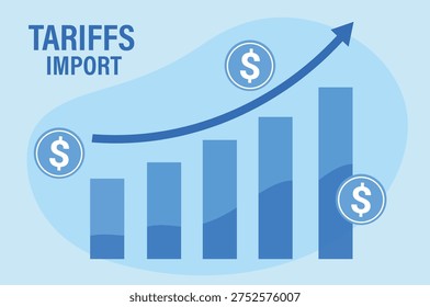 Import tariffs increasing. Arrow going up,