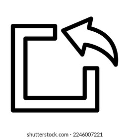 Import Vector Line Icon Design